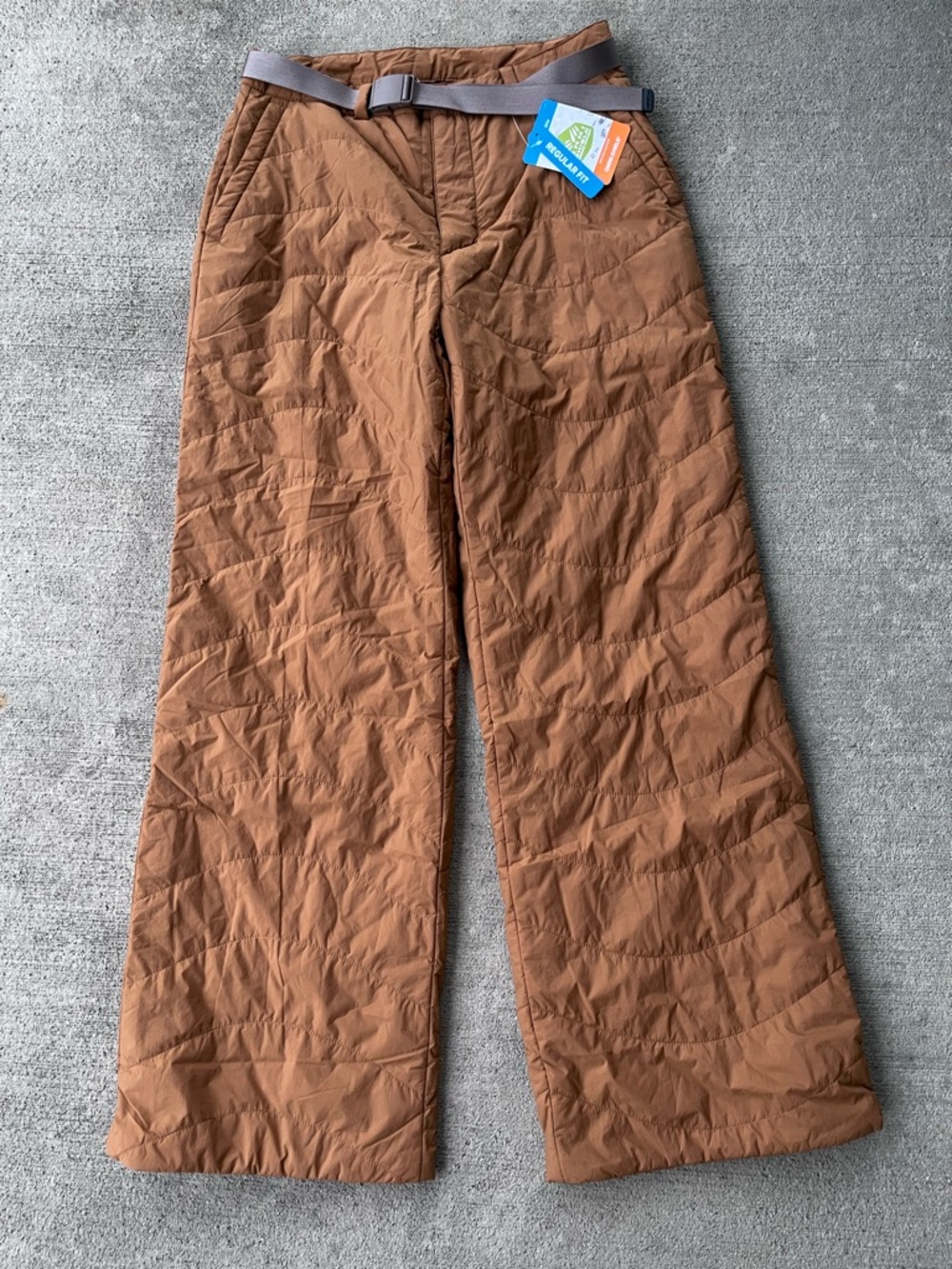 Columbia sportswear wallowa insulated pants tan quilted snow pants outerwear NWT